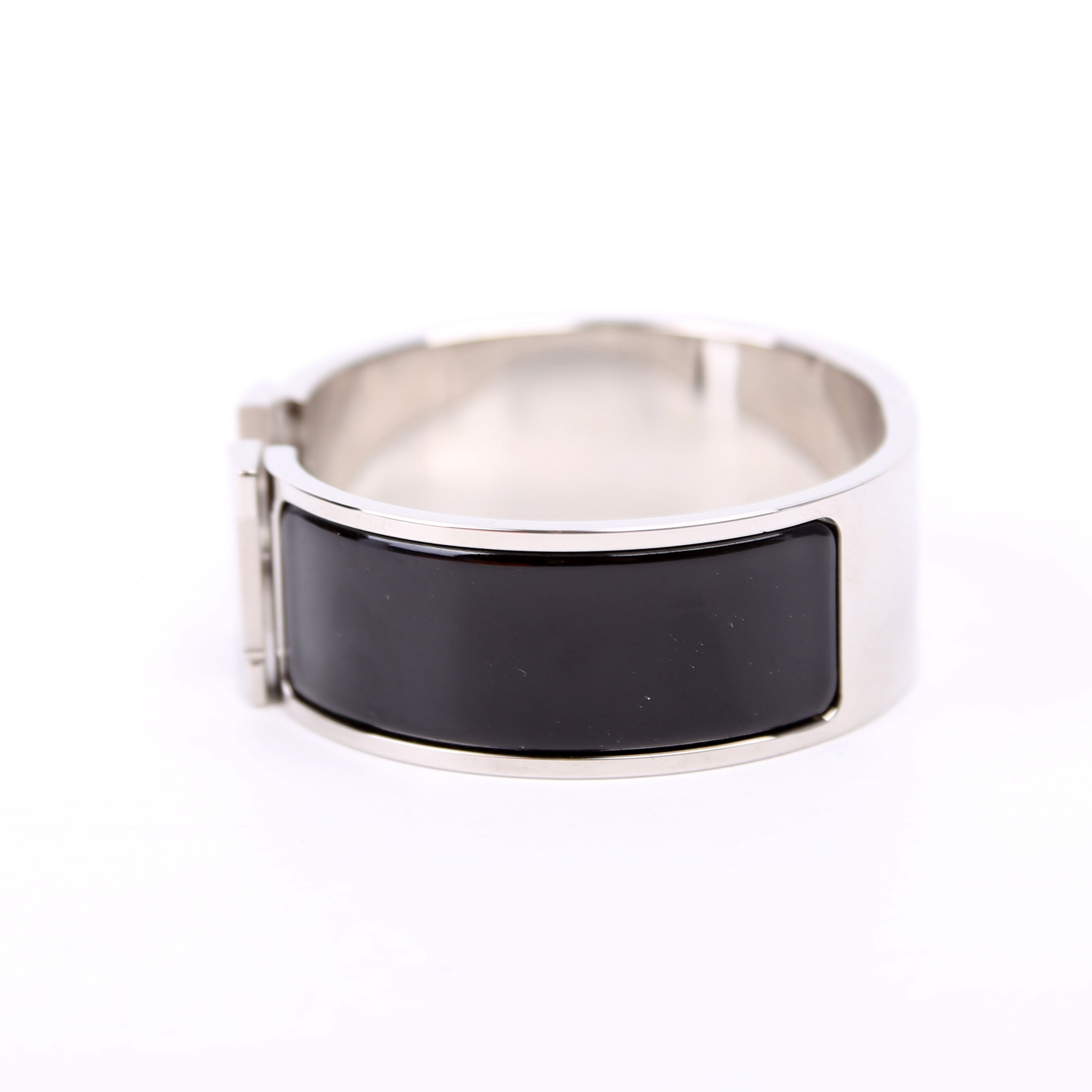 Clic Clac Wide PM Bracelet Silver/Black