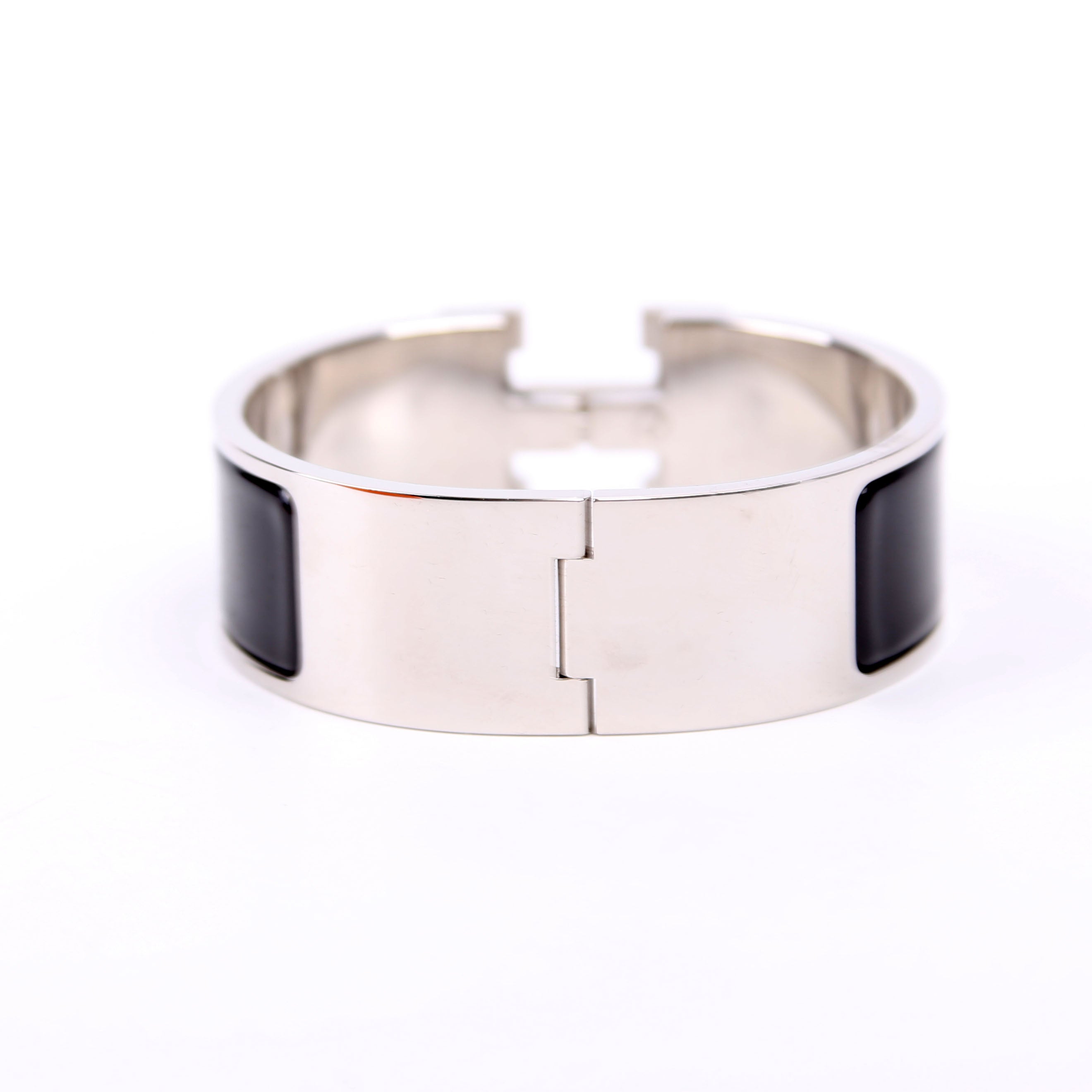 Clic Clac Wide PM Bracelet Silver/Black