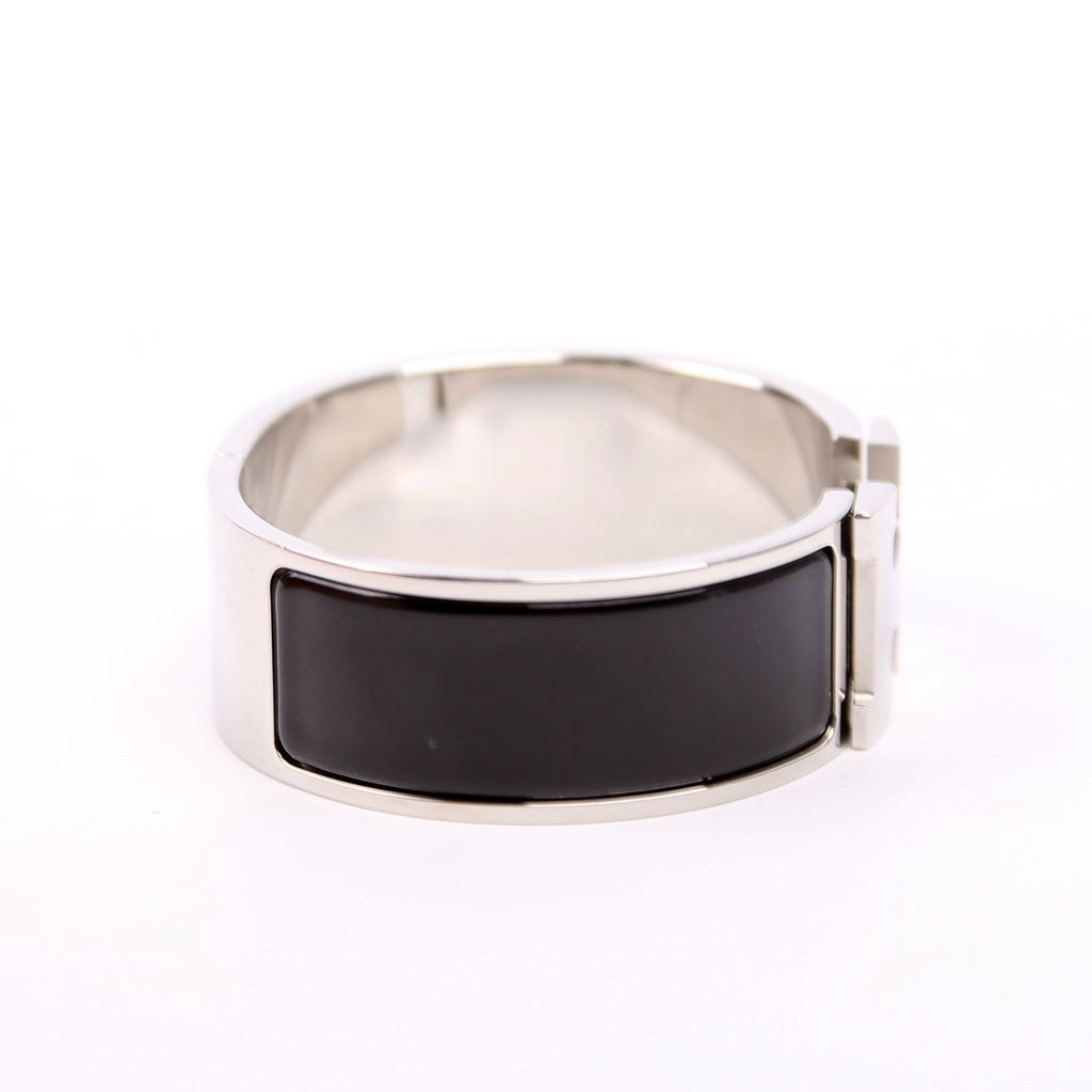 Clic Clac Wide PM Bracelet Silver/Black