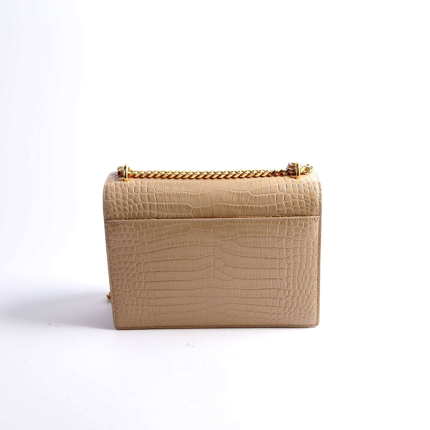 Sunset Medium Crocodile Embossed 442906 Nude