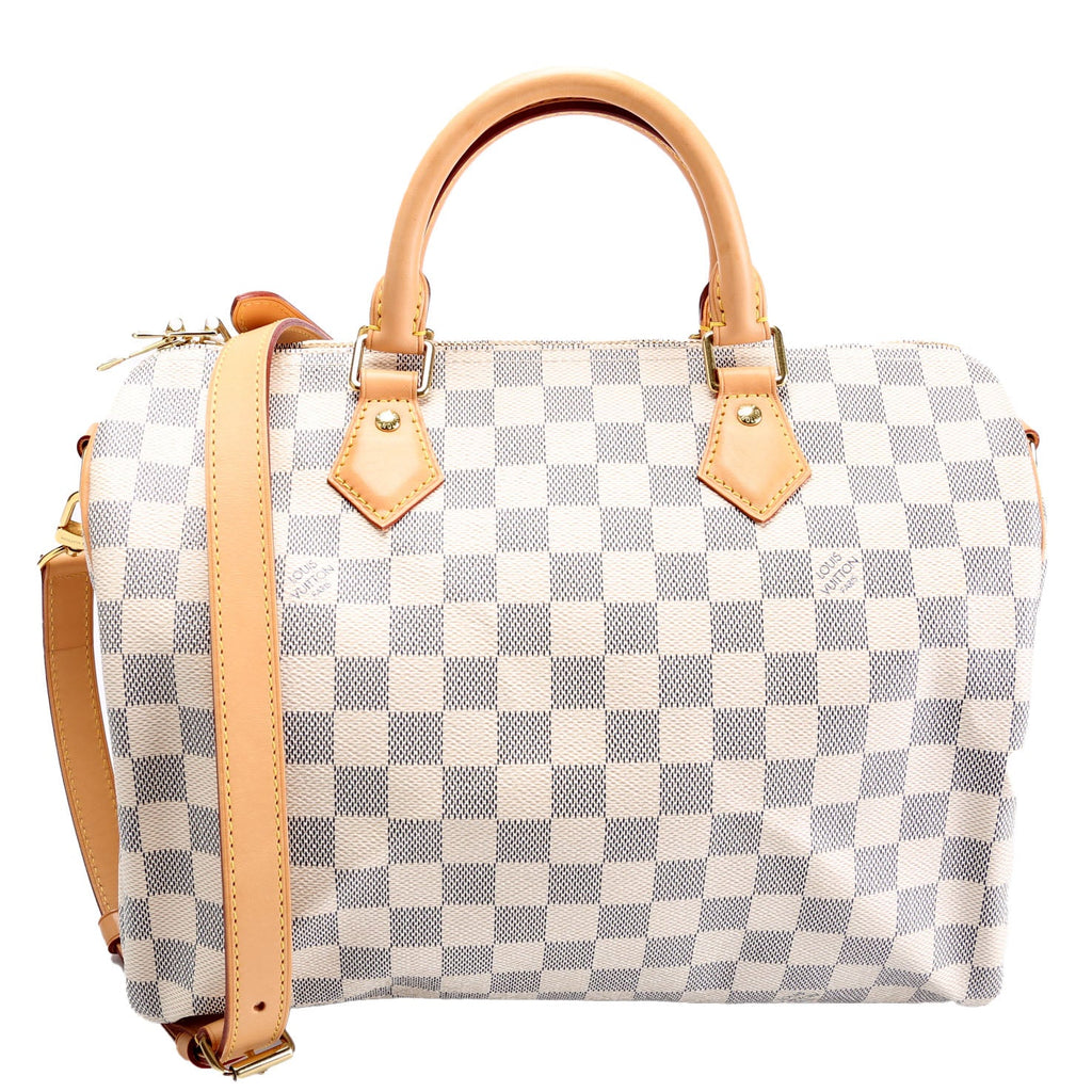 Speedy 30 Bandouliere Damier Azur