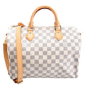 Speedy 30 Bandouliere Damier Azur