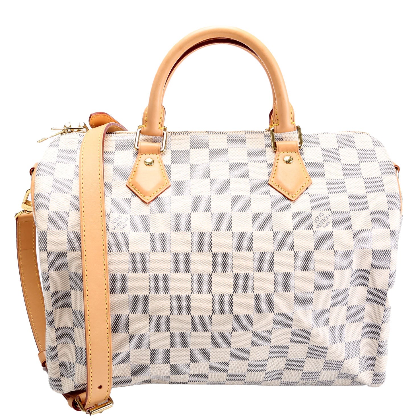 Speedy 30 Bandouliere Damier Azur