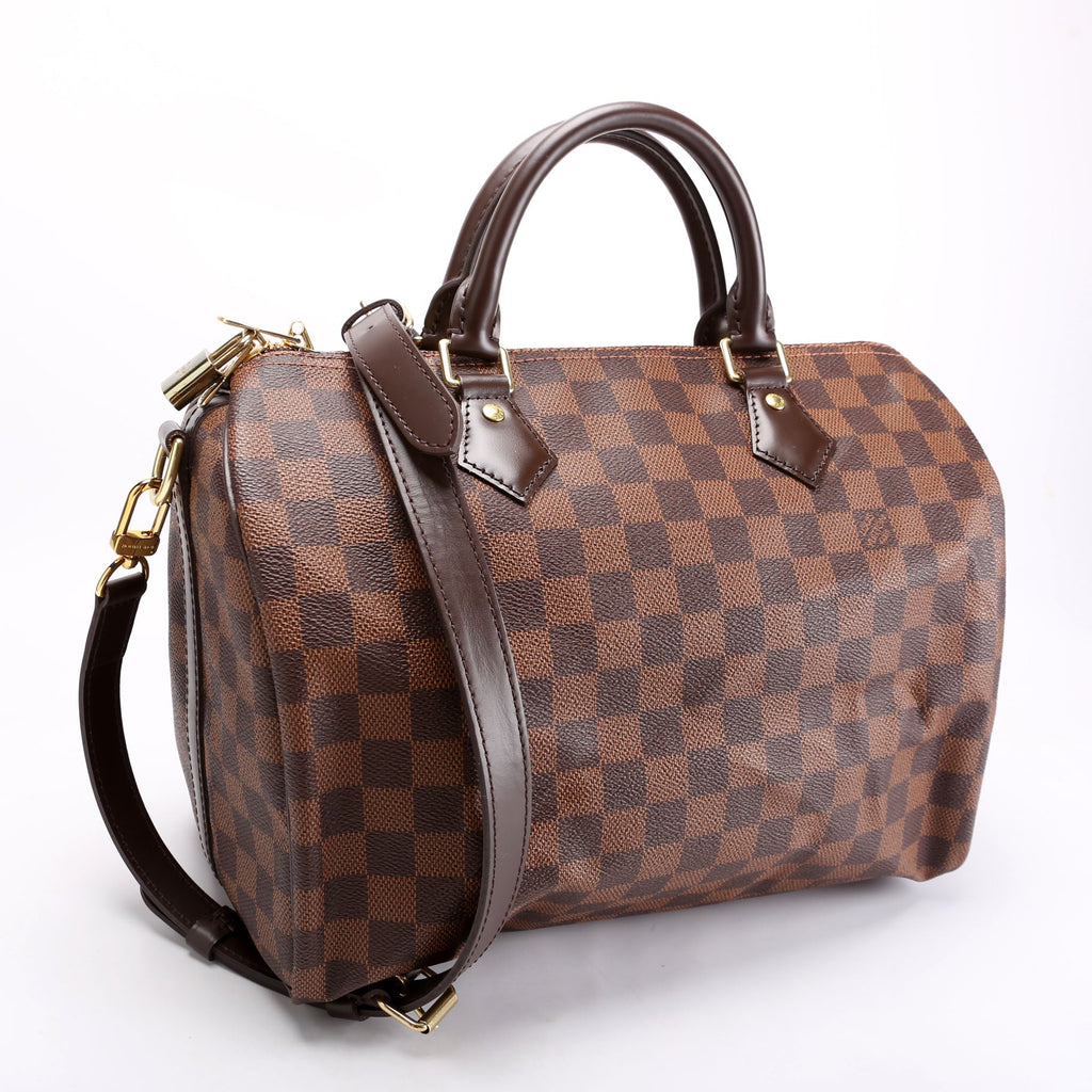 Speedy 30 Bandouliere Damier Ebene