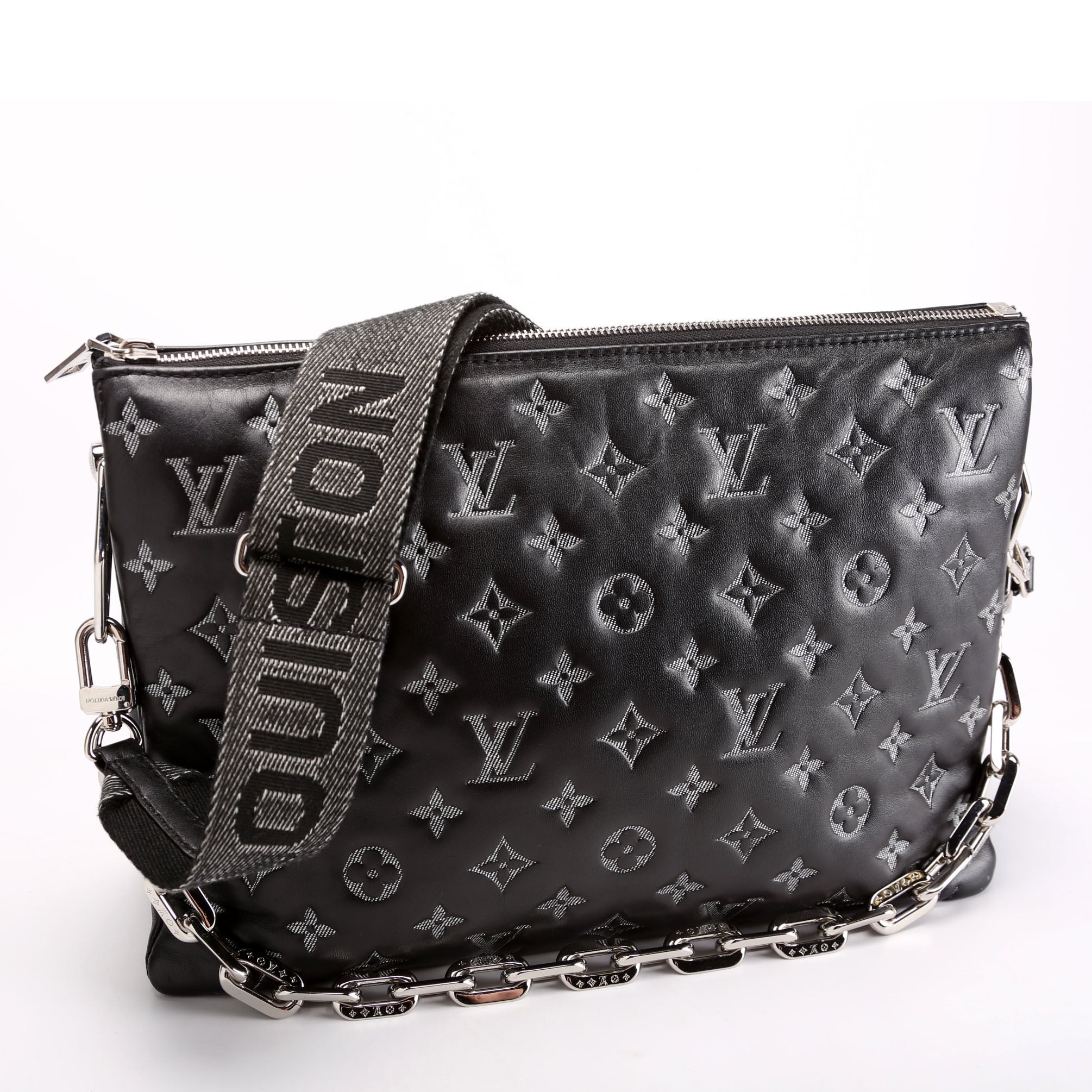Coussin MM NV Lambskin Denim