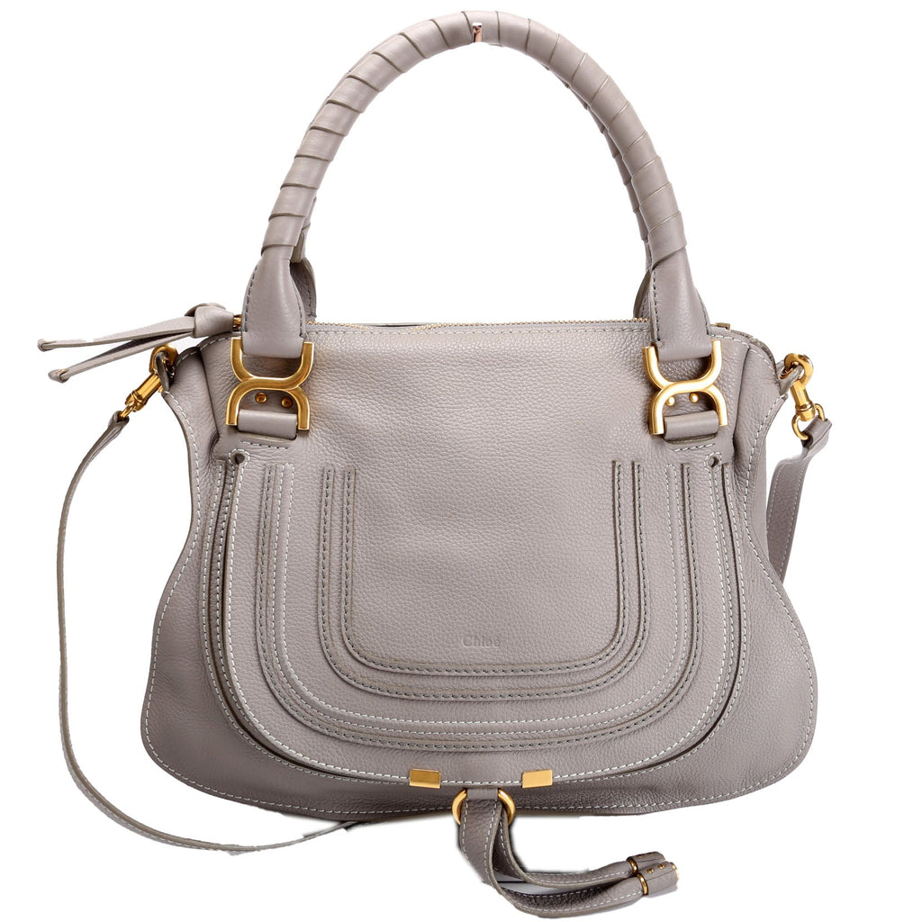 Marcie Satchel Medium Grey
