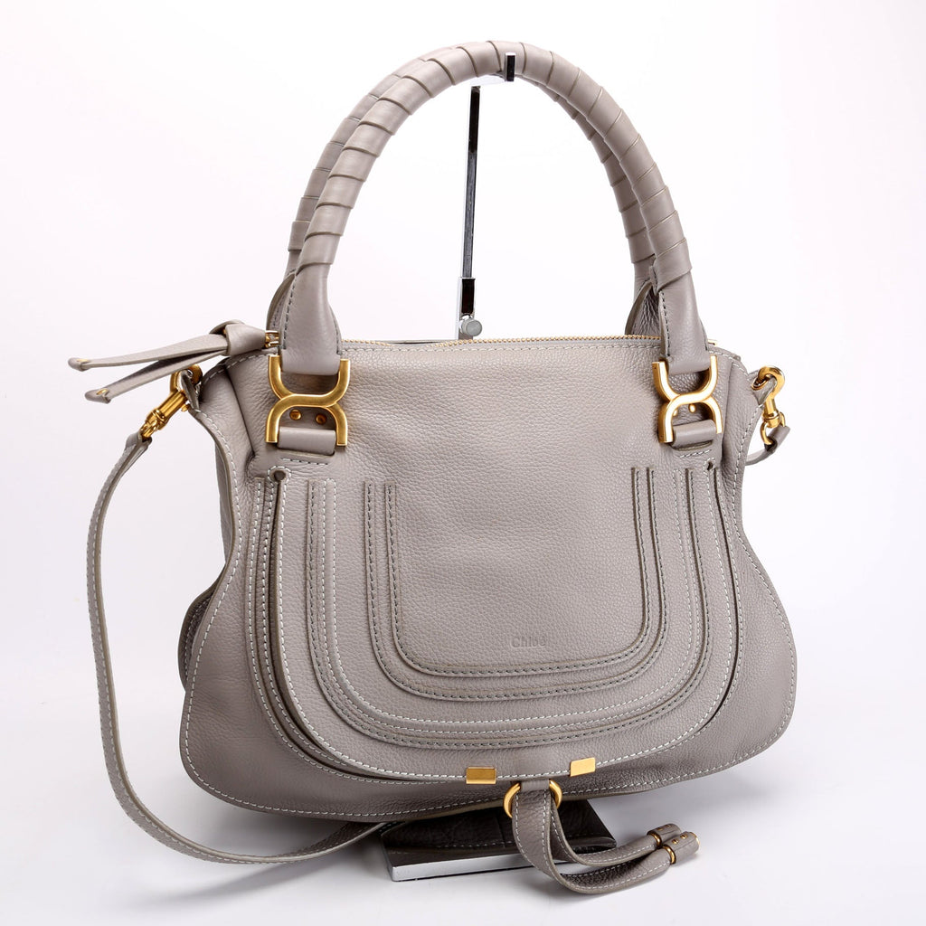 Marcie Satchel Medium Grey