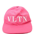 VLTN Logo Baseball Cap Hat Size M Pink/White