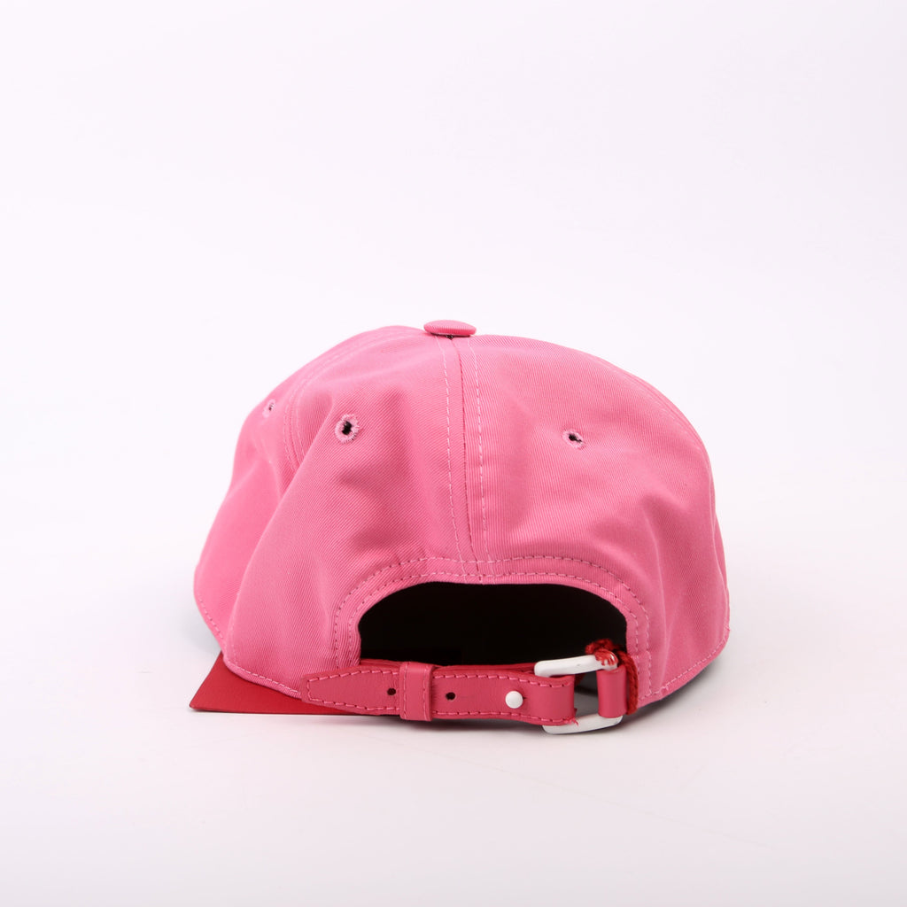 VLTN Logo Baseball Cap Hat Size M Pink/White
