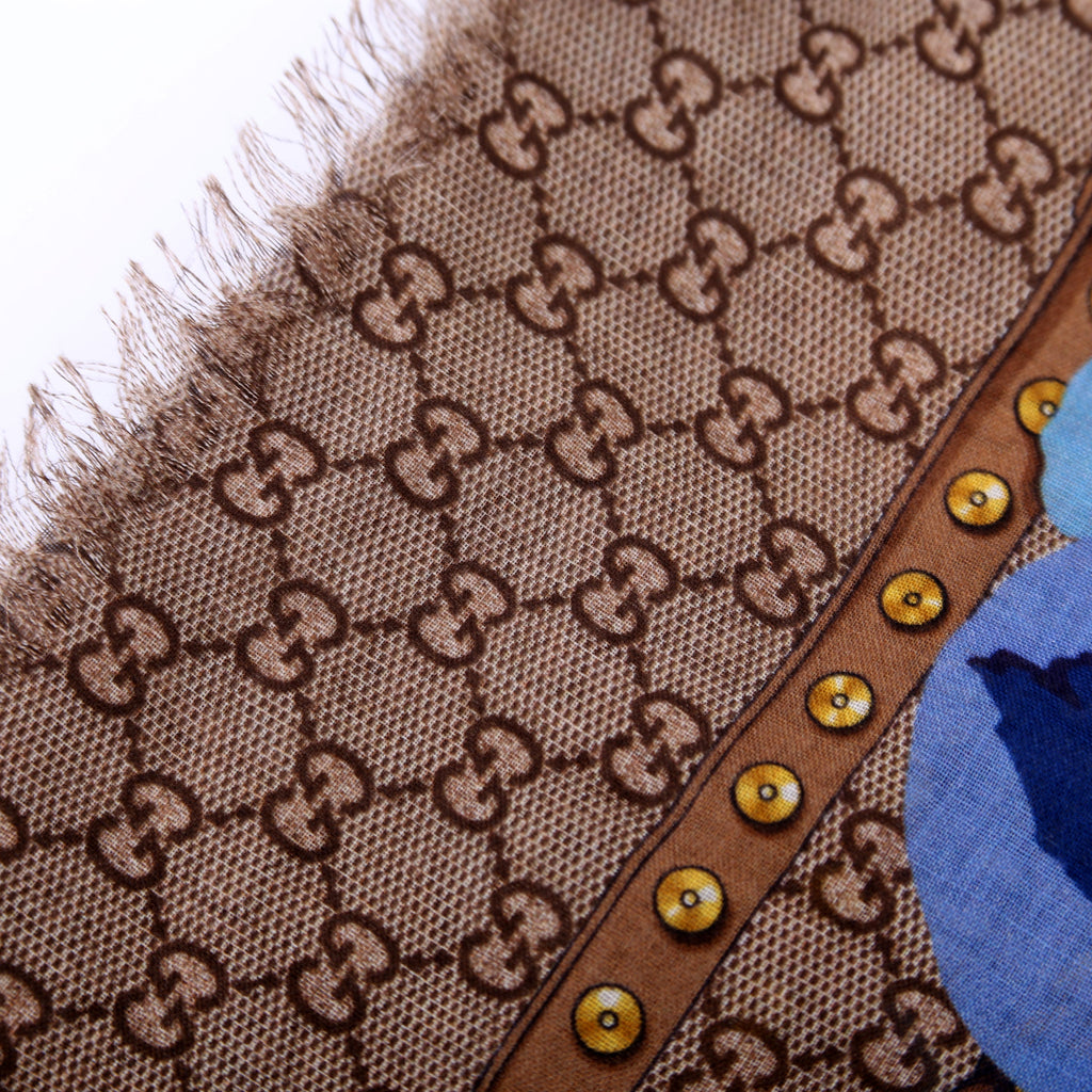 Panshie Flower Fringe Shawl Wool Scarf
