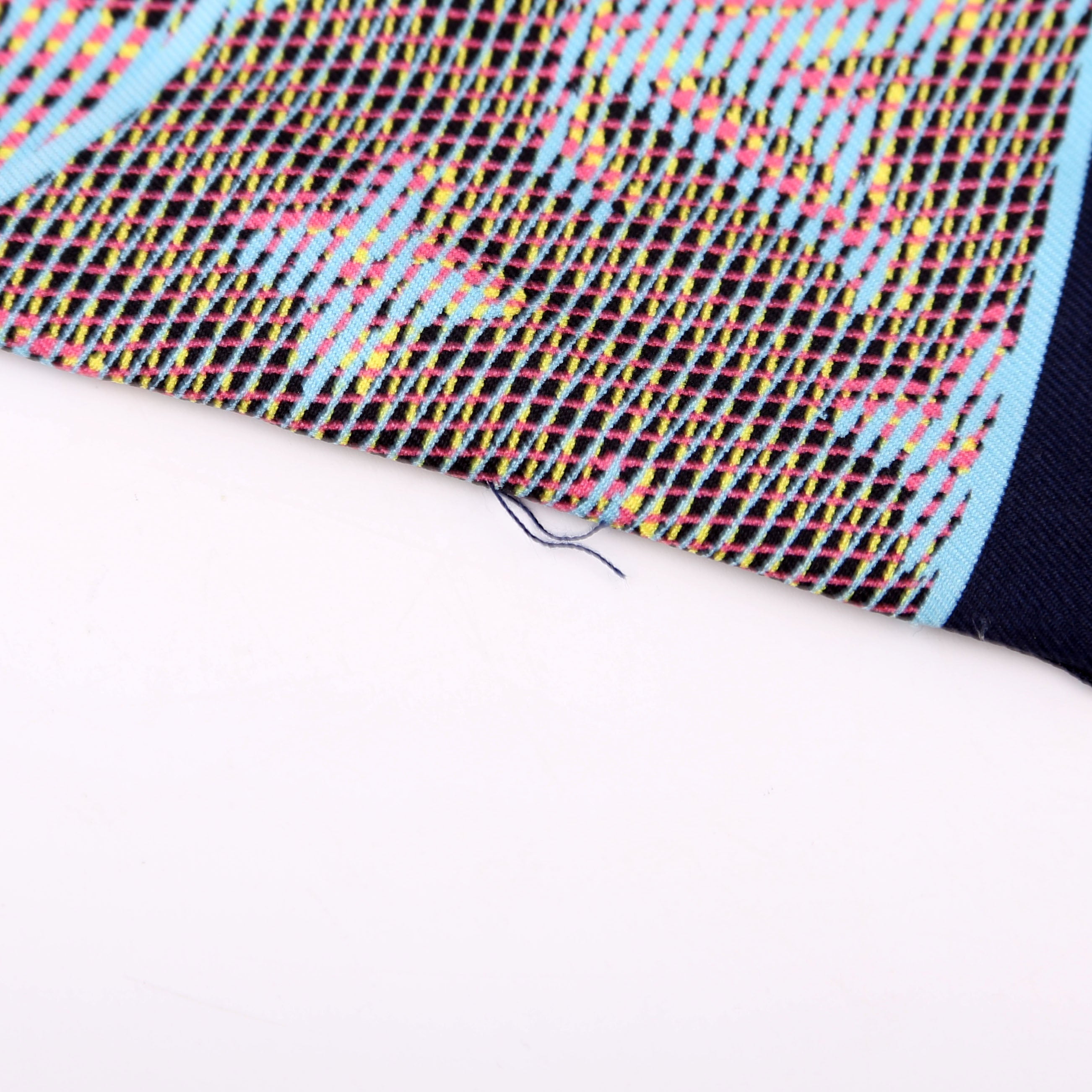 Pop Print Bandeau Scarf Navy/Multicolor