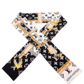 Tribute Bandeau Scarf Black/White