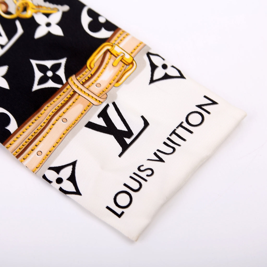 Tribute Bandeau Scarf Black/White