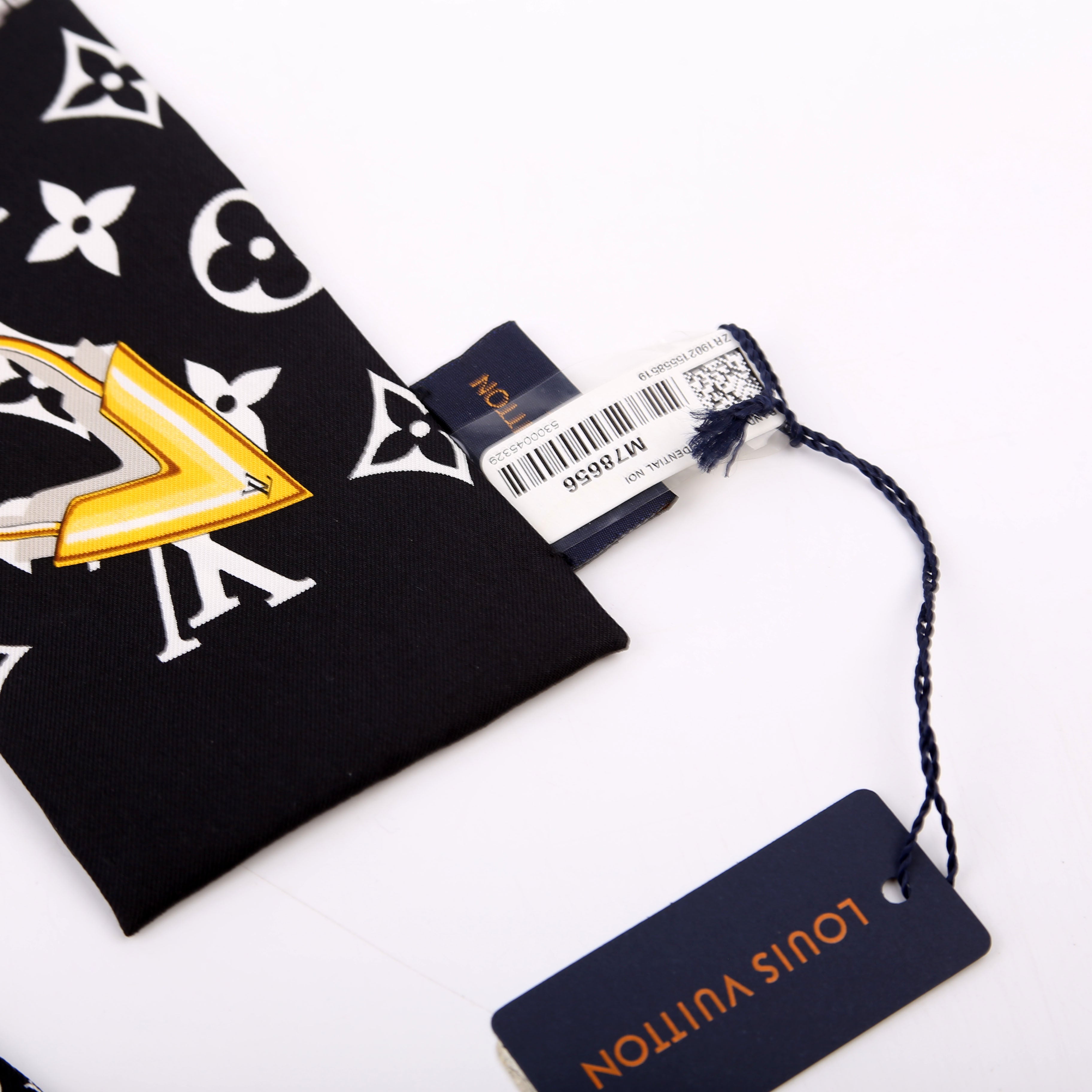 Tribute Bandeau Scarf Black/White