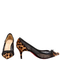 Souris Pony Hair/Lace 70MM Pumps Size 37.5
