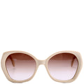 FE40112I Oversized Butterfly Acetate Beige