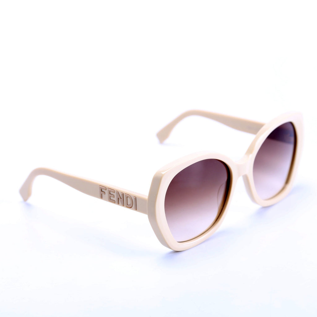 FE40112I Oversized Butterfly Acetate Beige