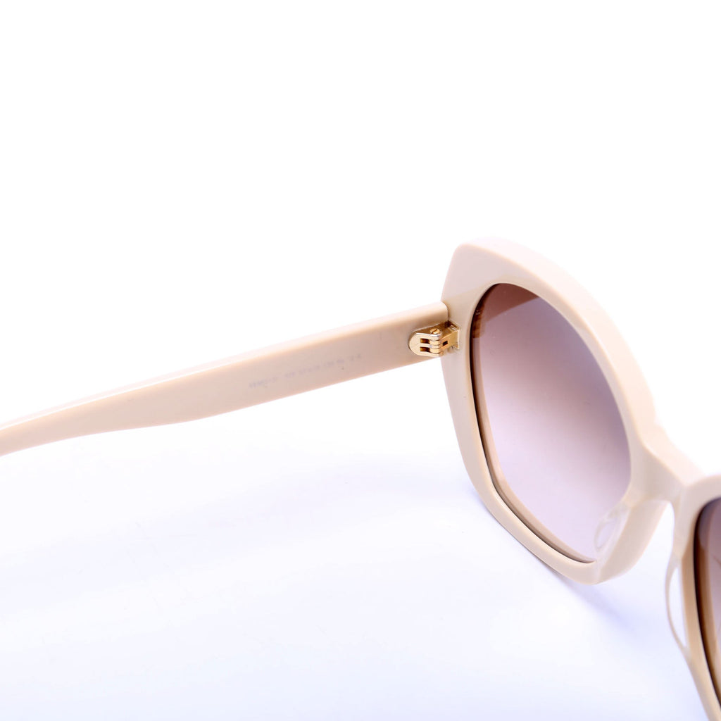 FE40112I Oversized Butterfly Acetate Beige