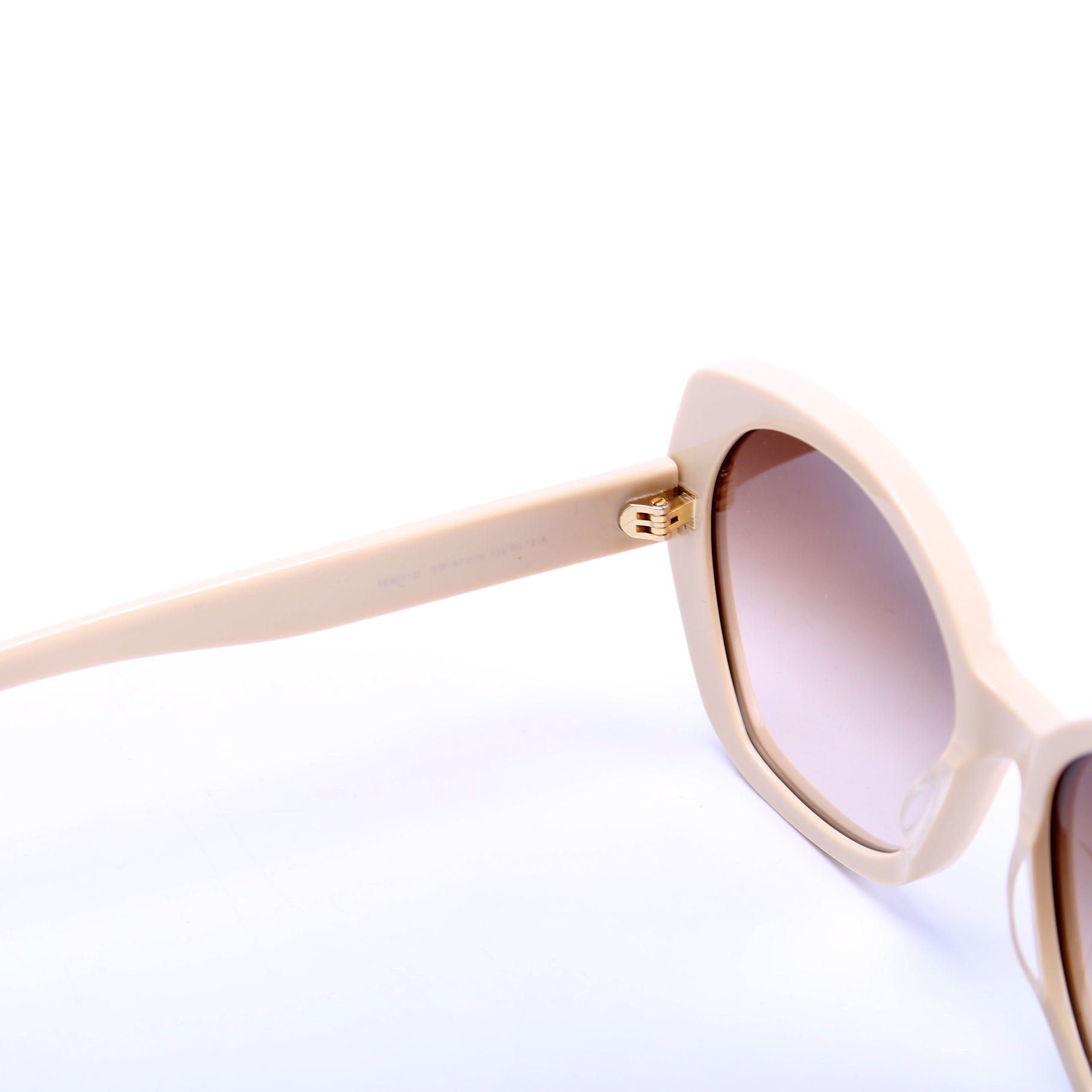 FE40112I Oversized Butterfly Acetate Beige