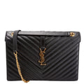 396910 Envelope Chevron Large Black