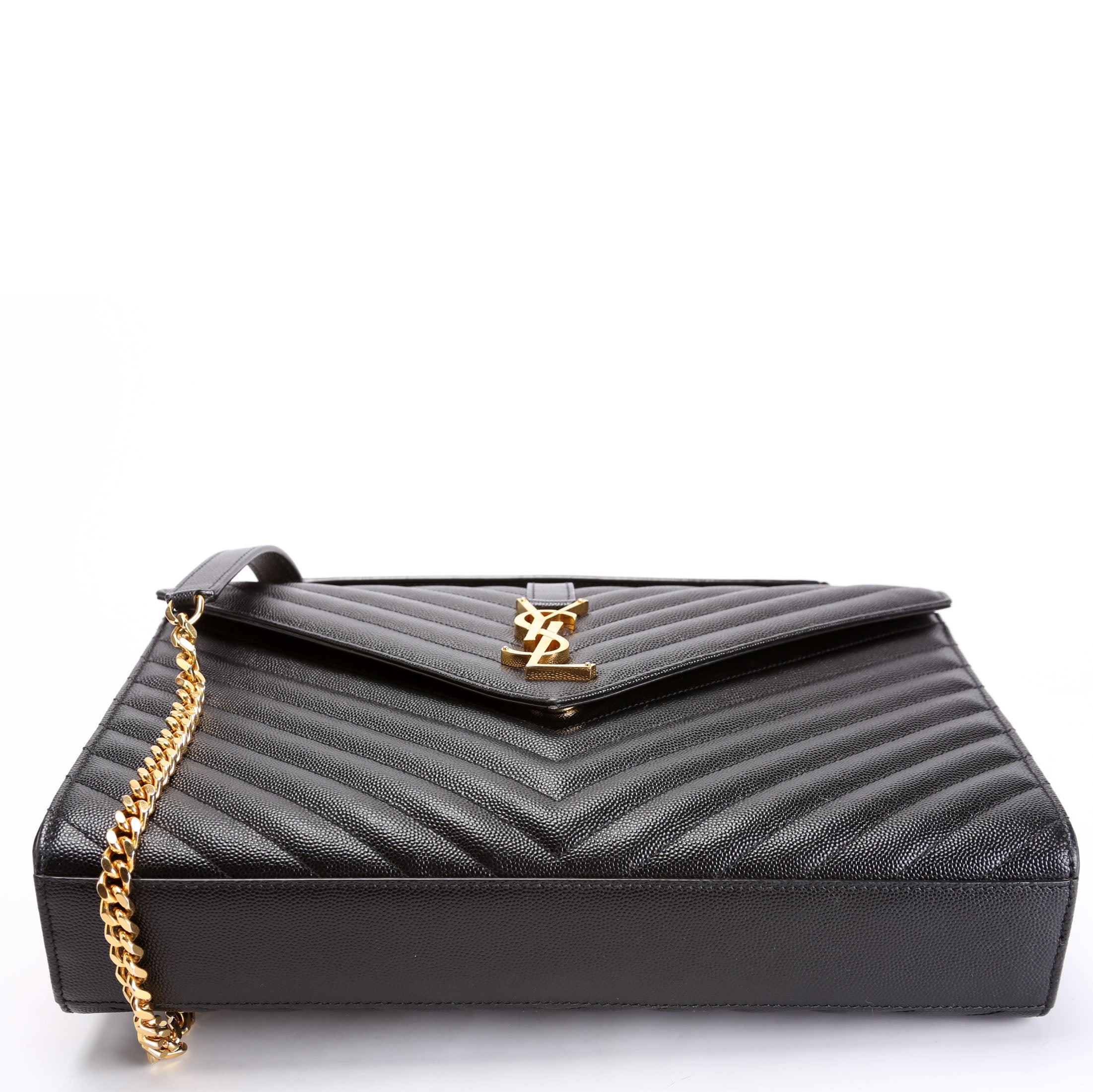 396910 Envelope Chevron Large Black