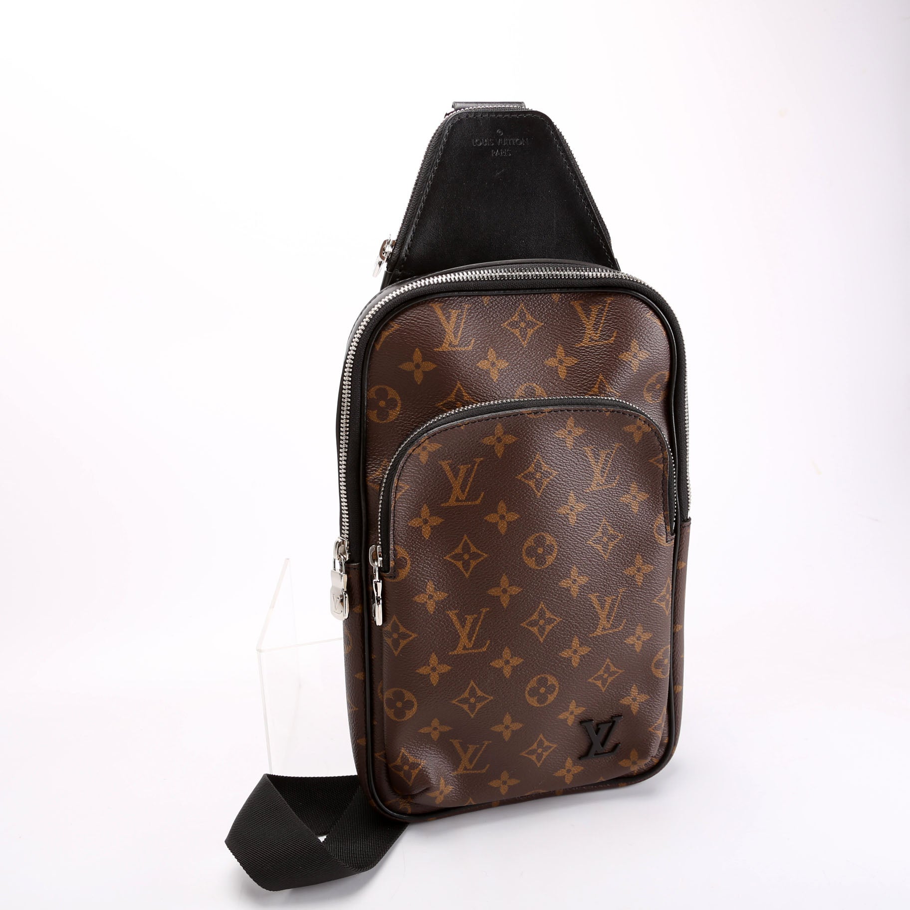 Avenue Sling Bag NM Monogram Black/Brown