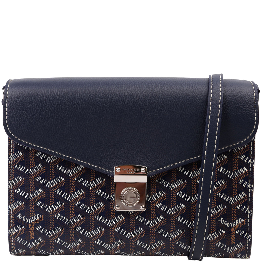 Chypre Pouch Wallet With Strap Navy