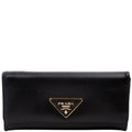 Saffiano Continental Wallet Black