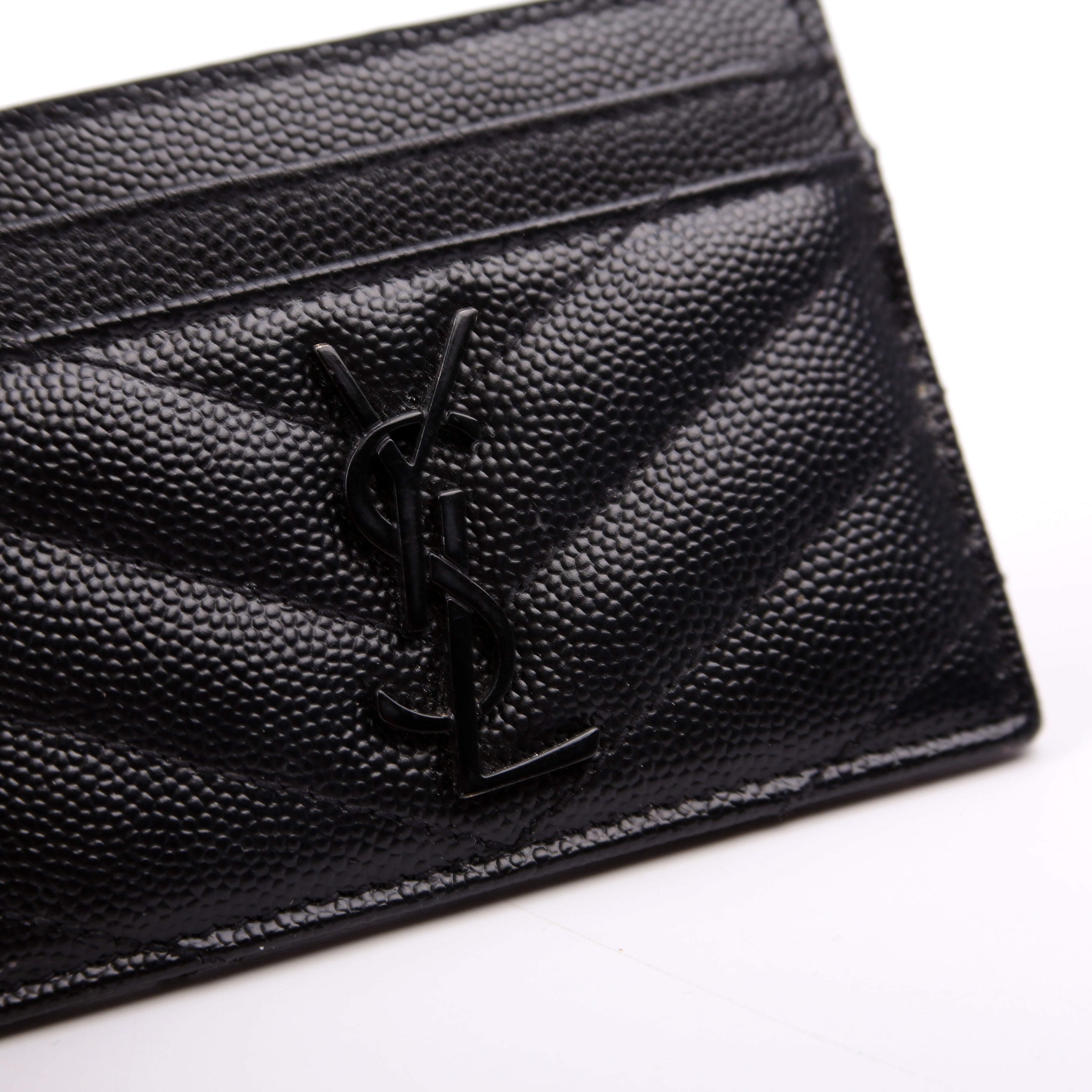 Grain De Poudre Card Holder Black