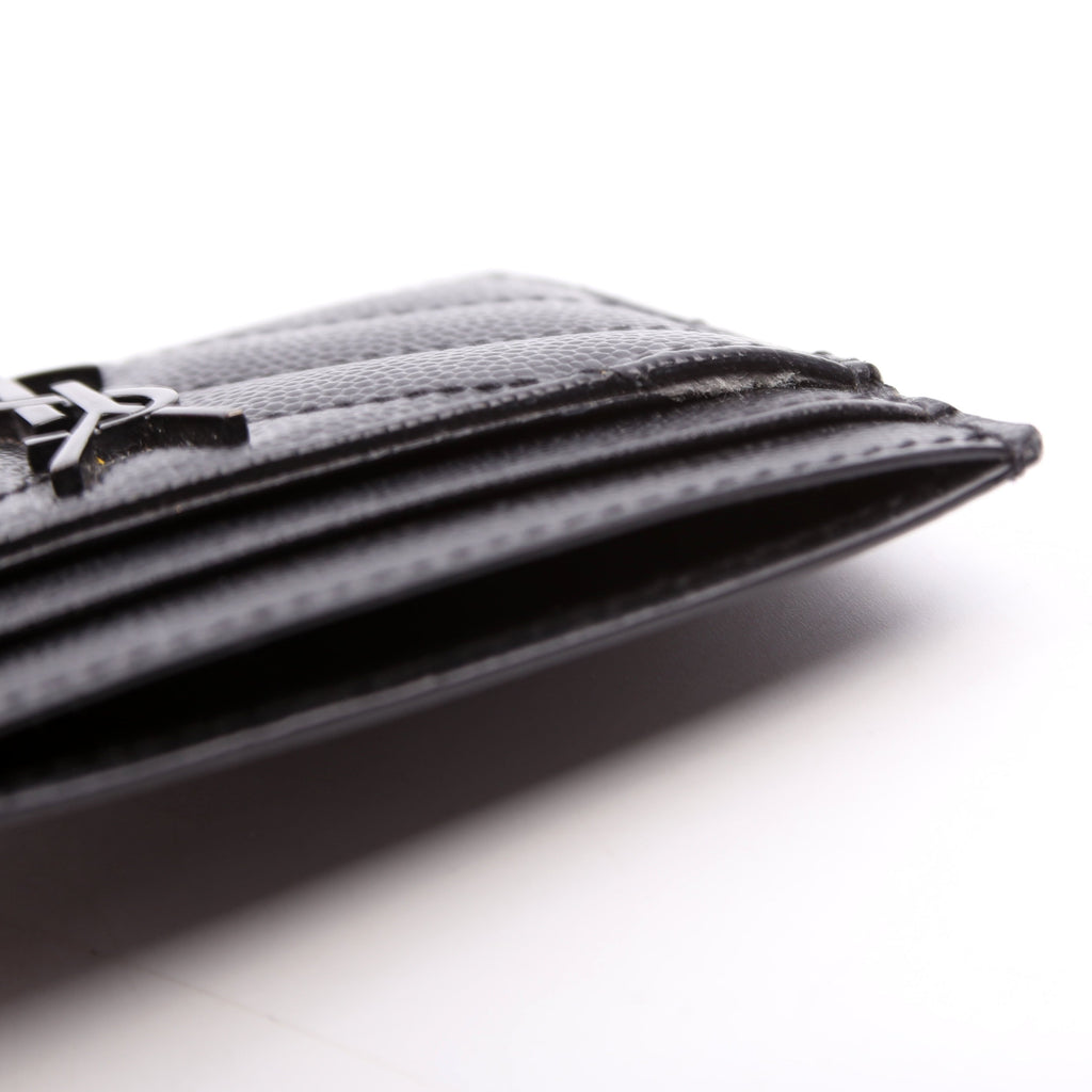 Grain De Poudre Card Holder Black