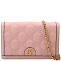 723787 GG Matelasse Chain Wallet Pink
