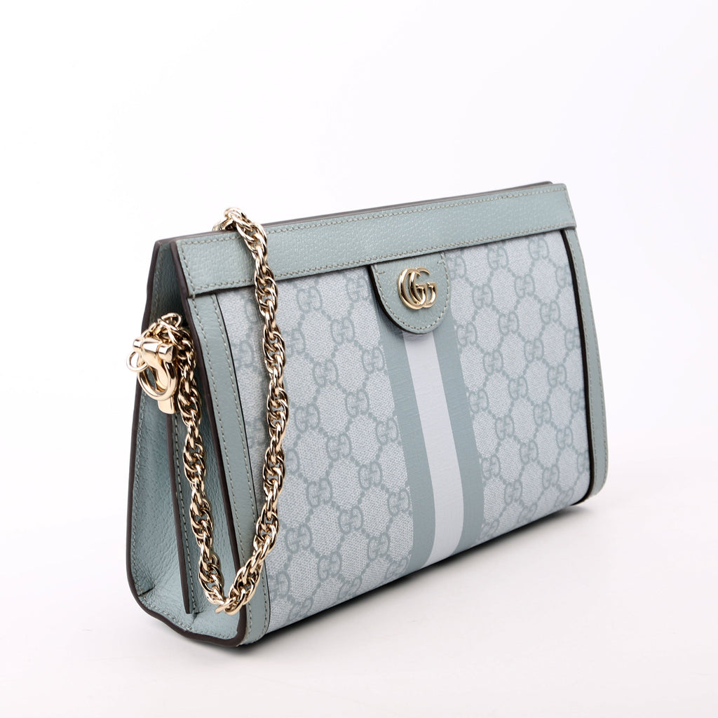 Gucci 503877 GG Supreme Ophidia Small Chain Blue