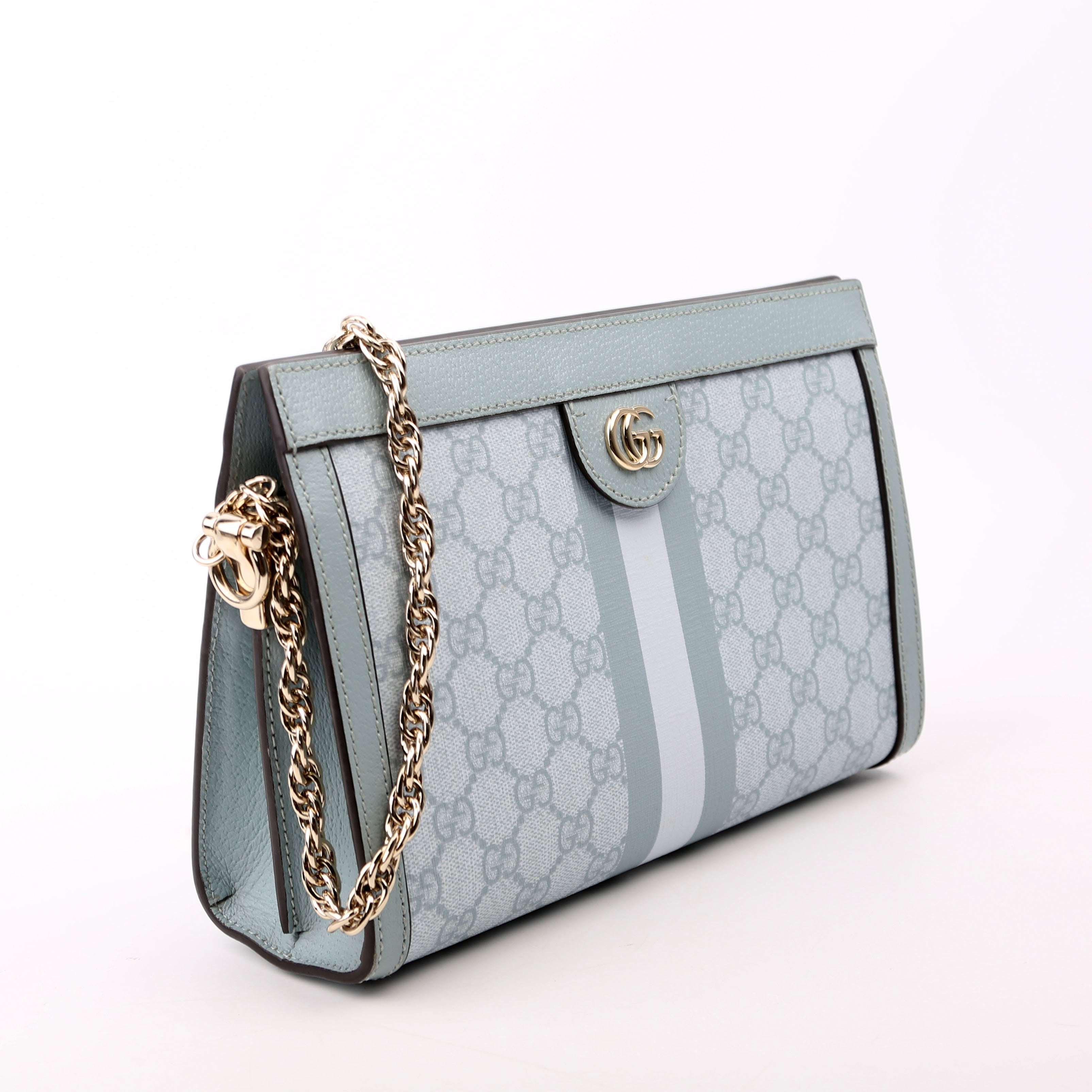 Gucci 503877 GG Supreme Ophidia Small Chain Blue
