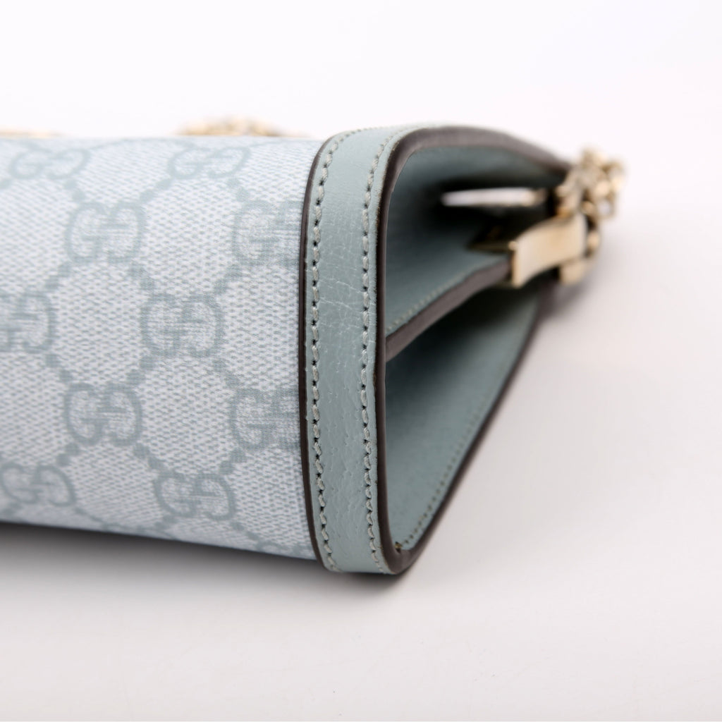 Gucci 503877 GG Supreme Ophidia Small Chain Blue