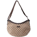 181092 GG Canvas Half Moon Hobo