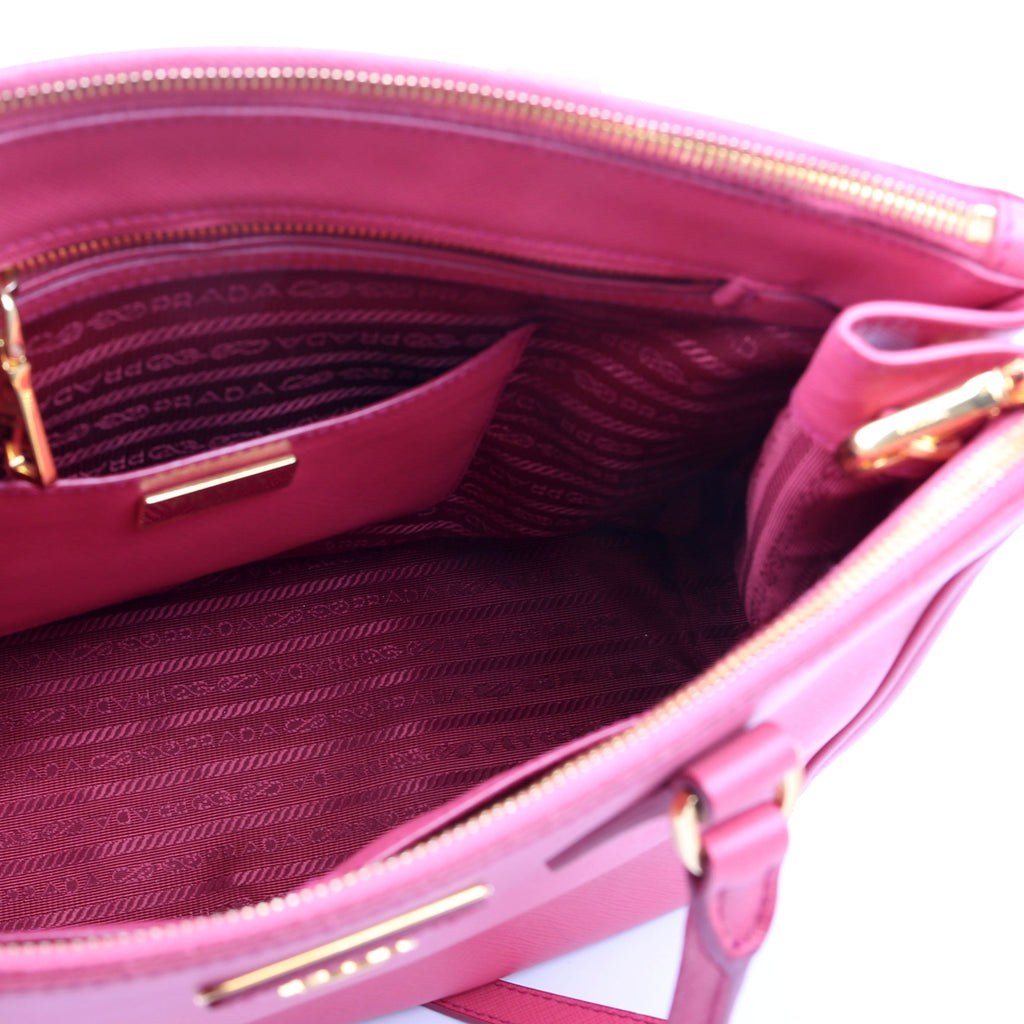 Saffiano Galleria Medium Pink