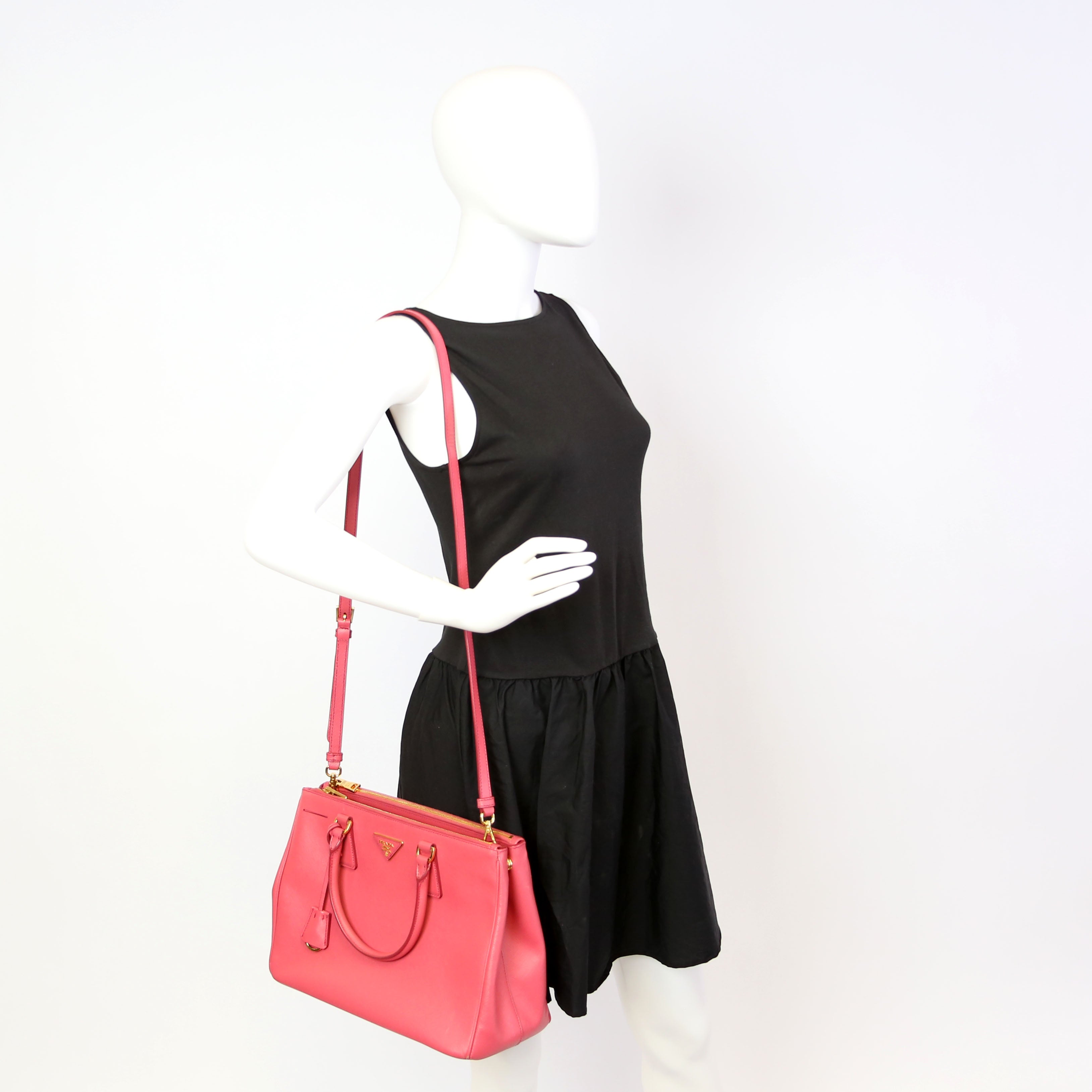Saffiano Galleria Medium Pink