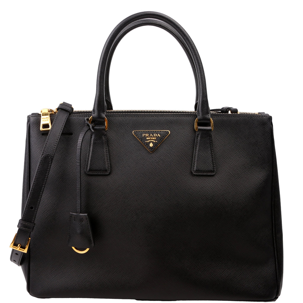 Saffiano Galleria Medium Black