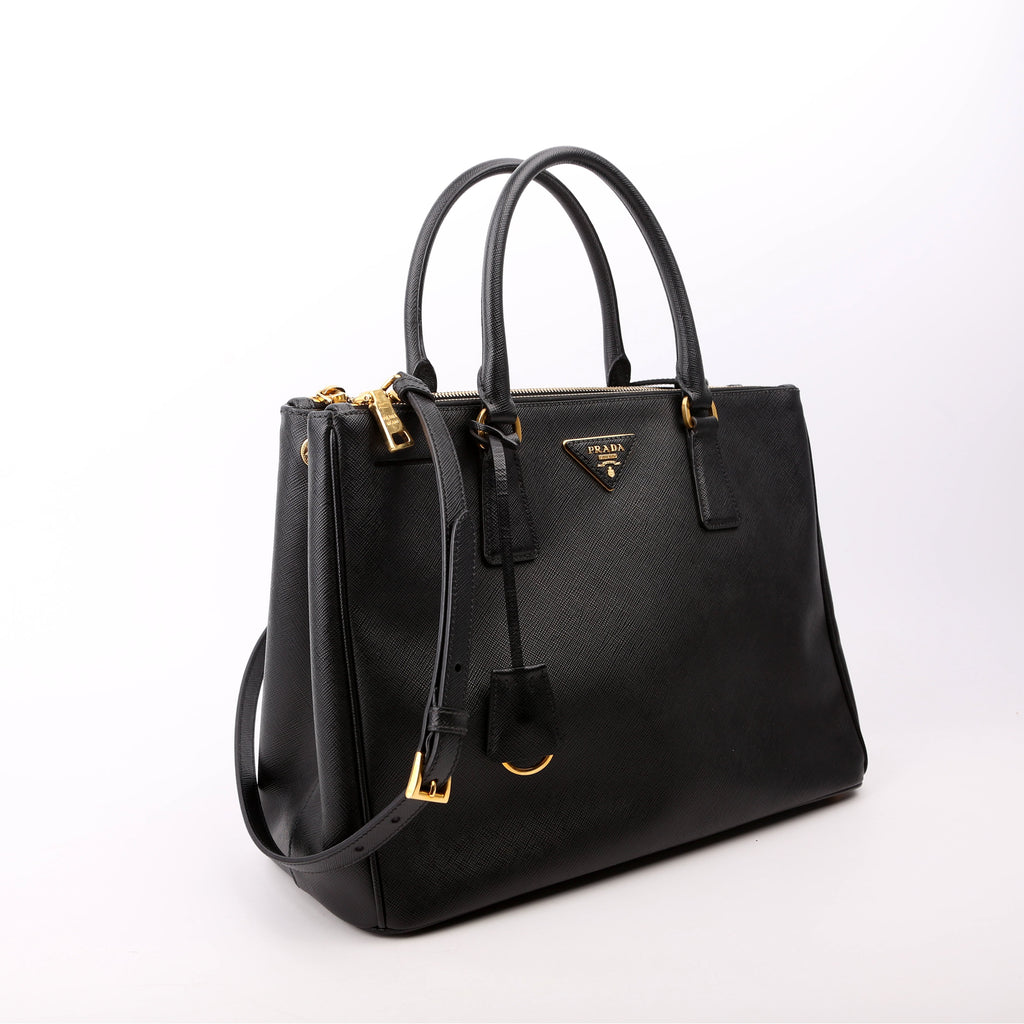 Saffiano Galleria Medium Black