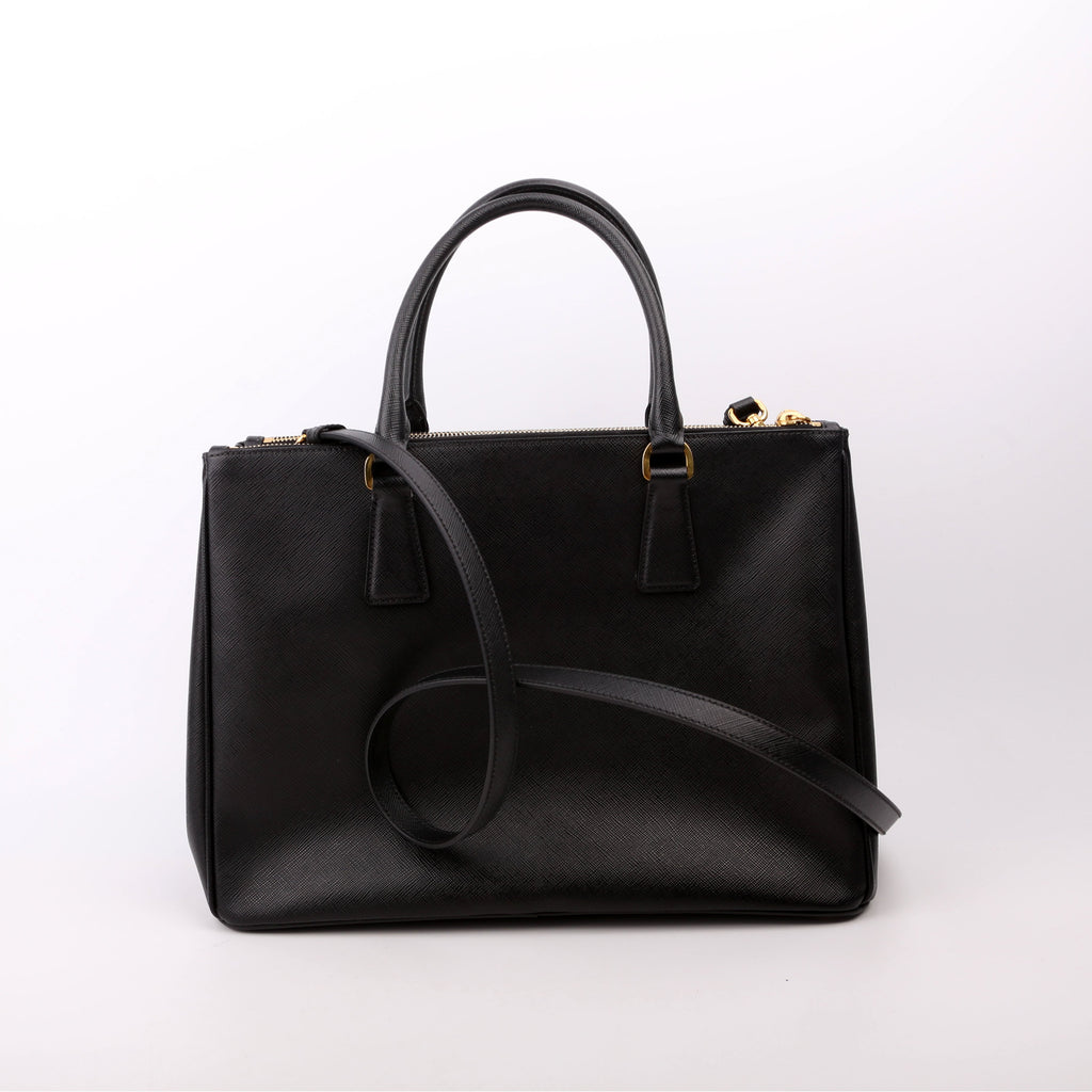 Saffiano Galleria Medium Black