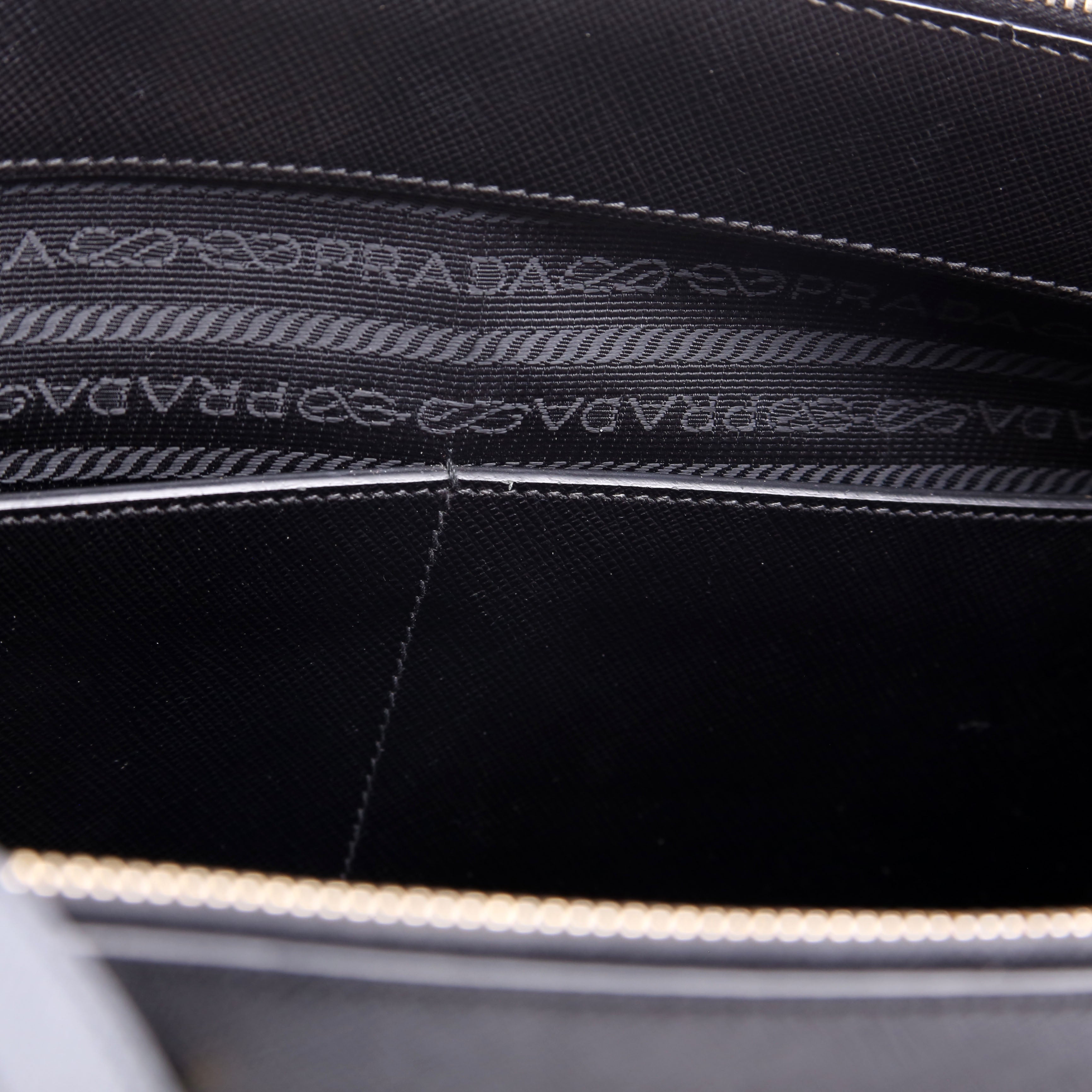 Saffiano Galleria Medium Black