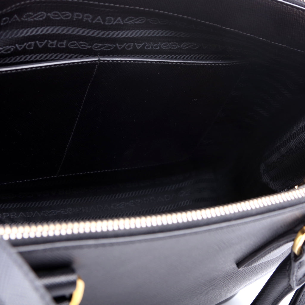 Saffiano Galleria Medium Black