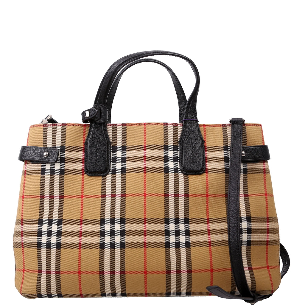 Banner Tote Small Vintage Check