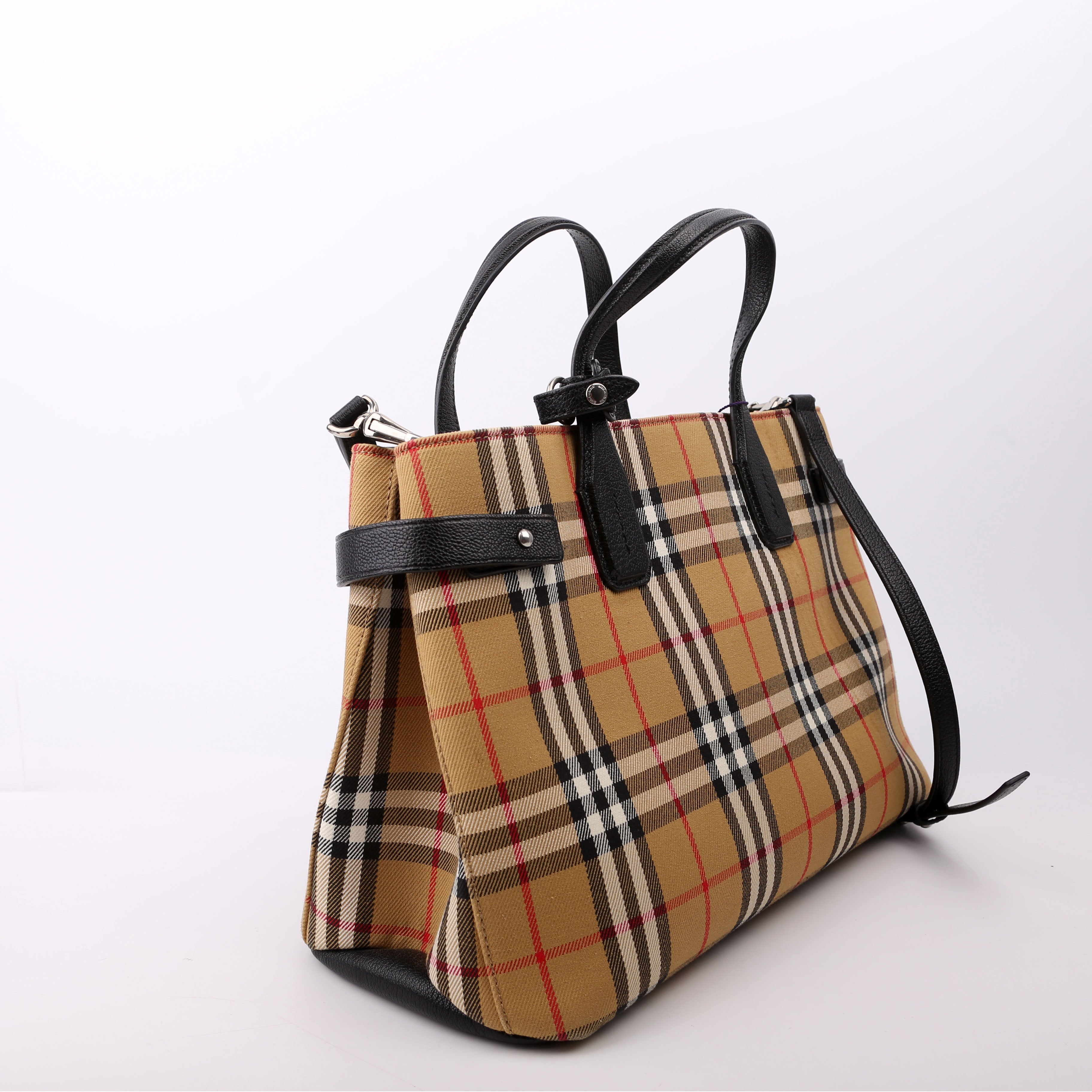 Banner Tote Small Vintage Check