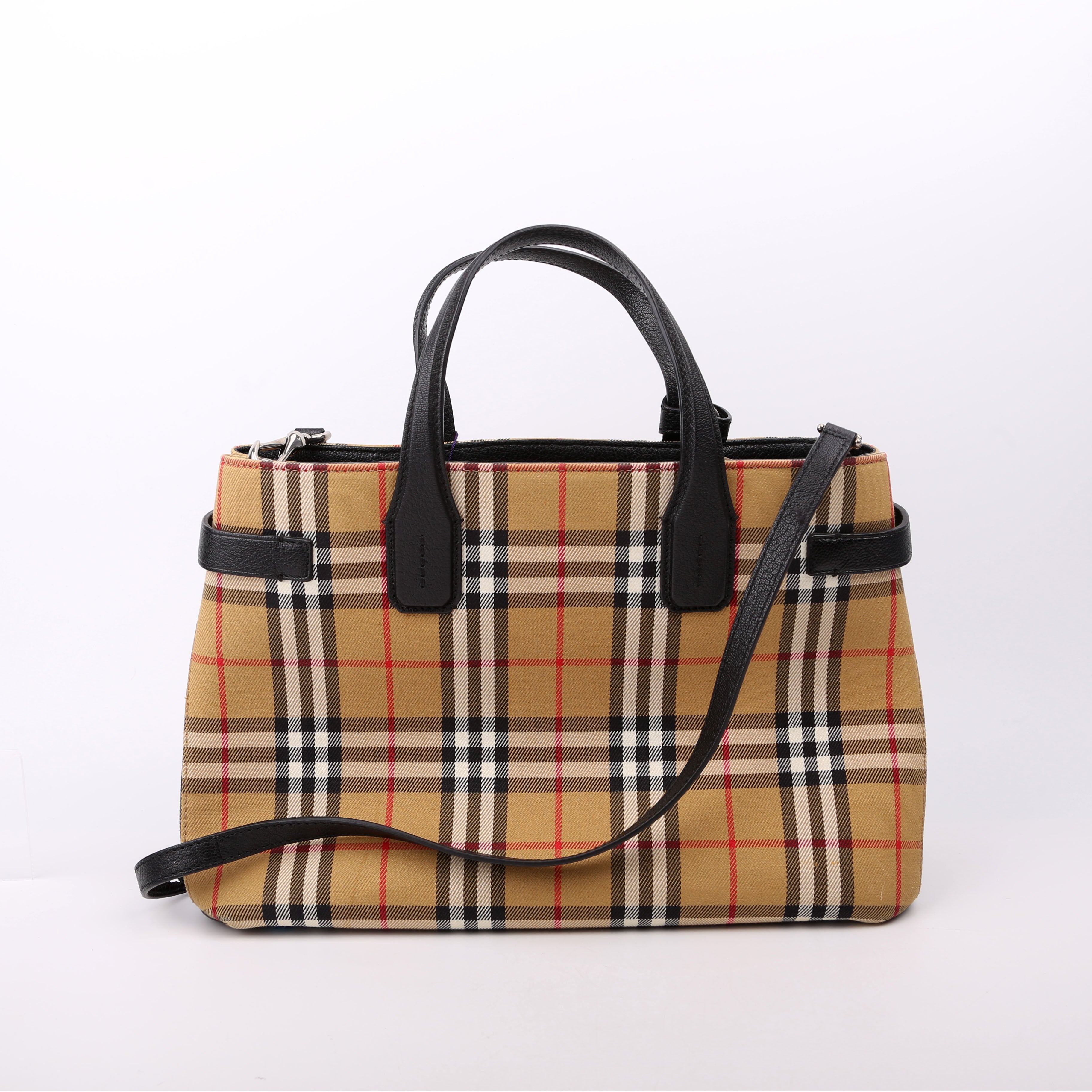 Banner Tote Small Vintage Check