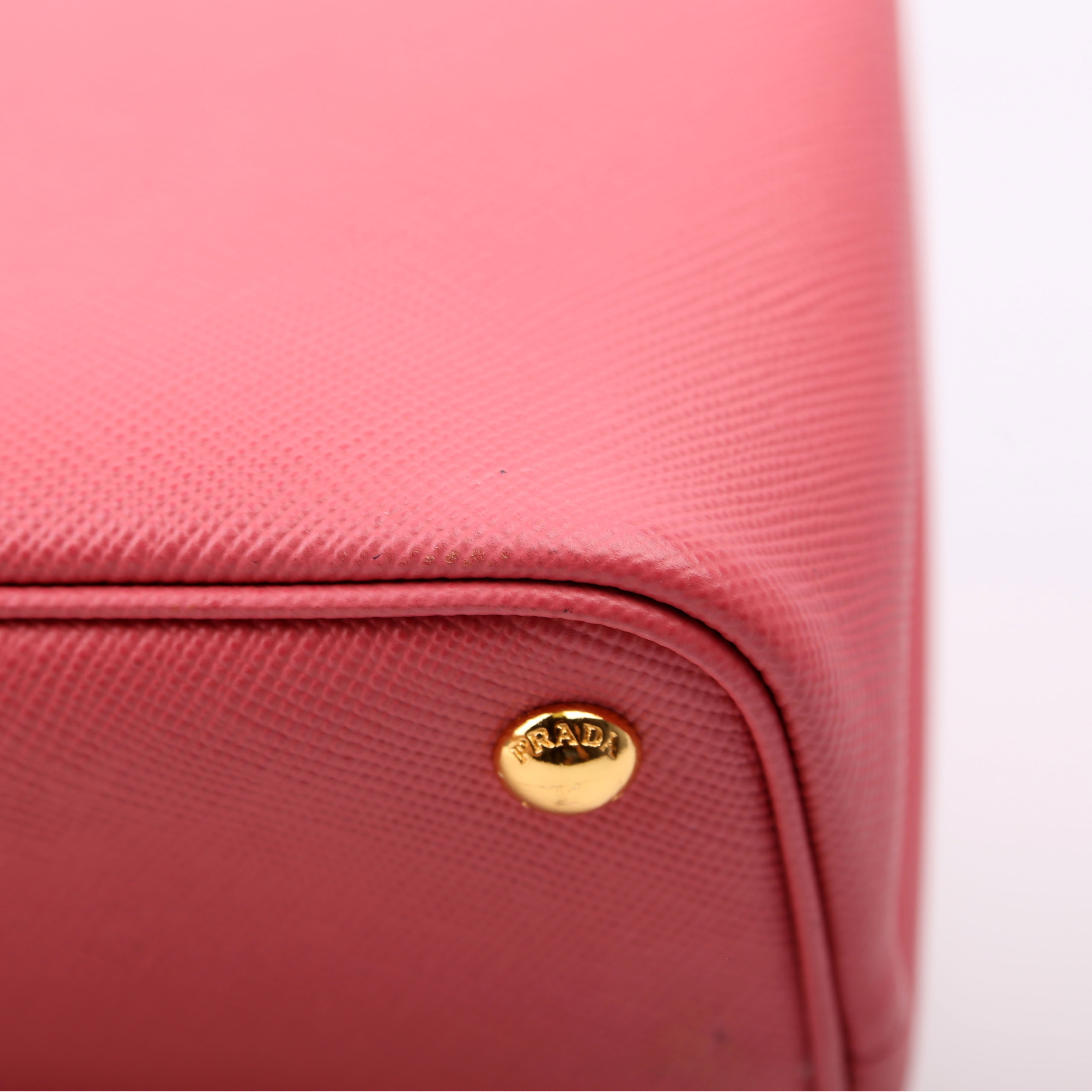 Saffiano Cuir Double Medium Pink