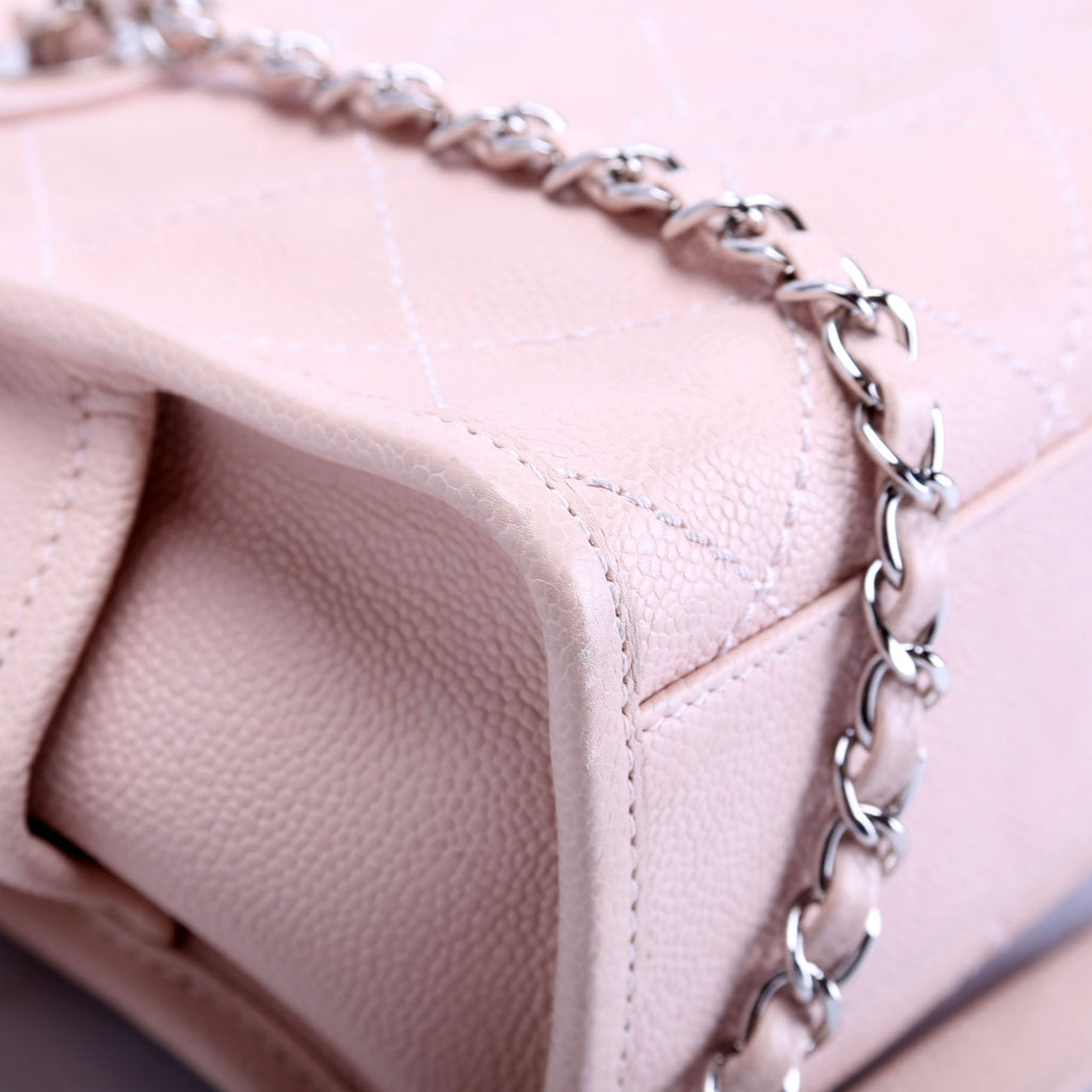 Deauville Bowling Bag Small Caviar Pink