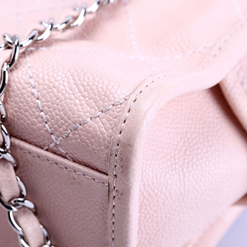 Deauville Bowling Bag Small Caviar Pink