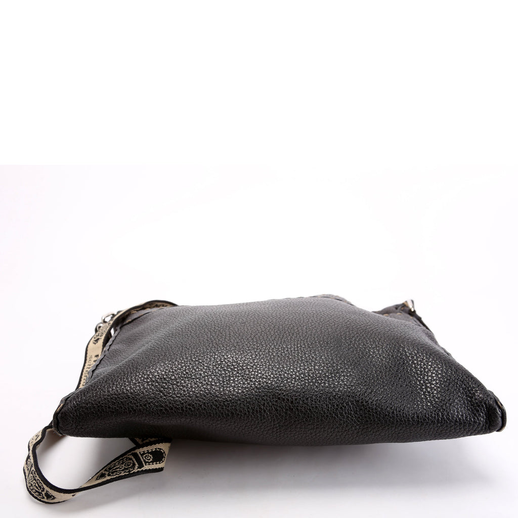 Cuoio Romano Selleria Messenger Black