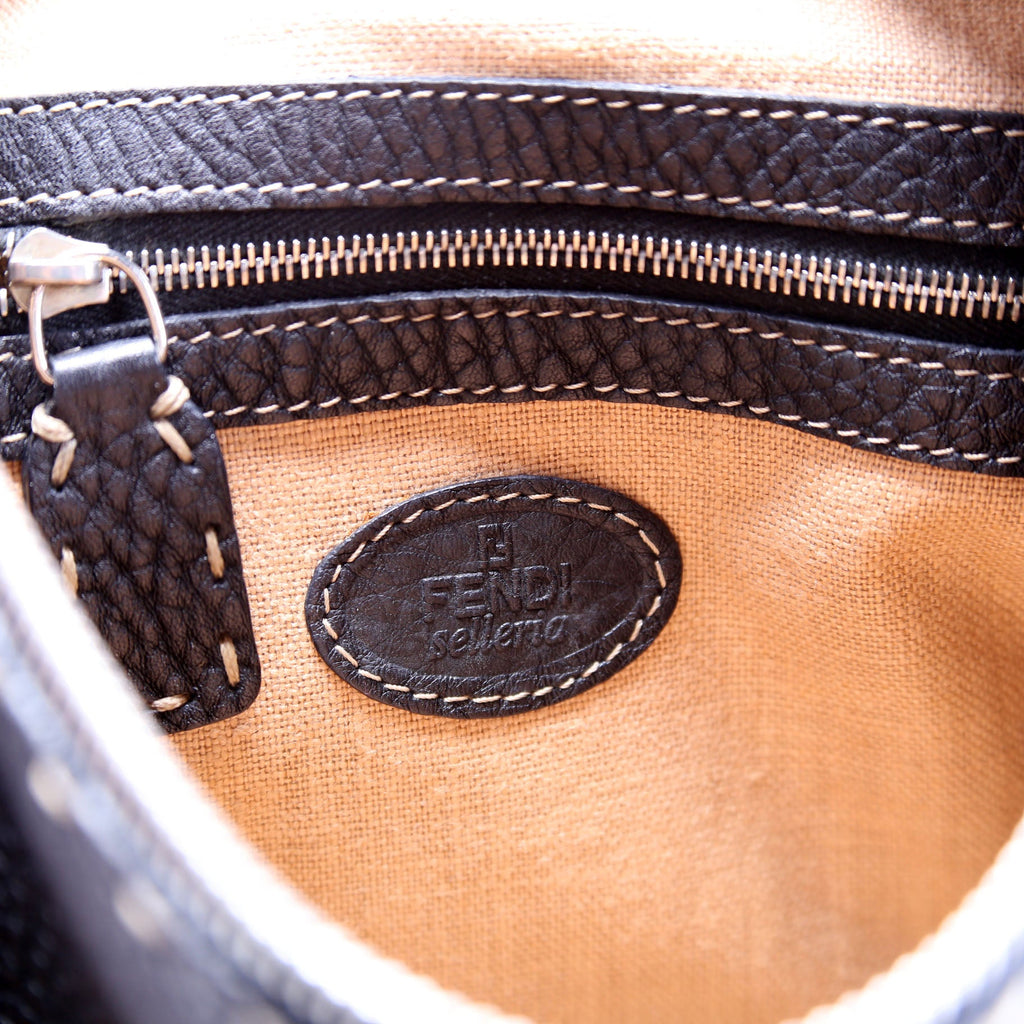 Cuoio Romano Selleria Messenger Black